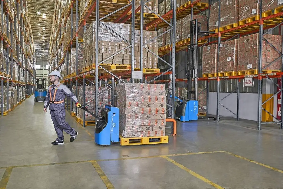 Der iterative Trend der Lagerhaltung und Logistik Ausrüstung, BYD Gabelstapler h