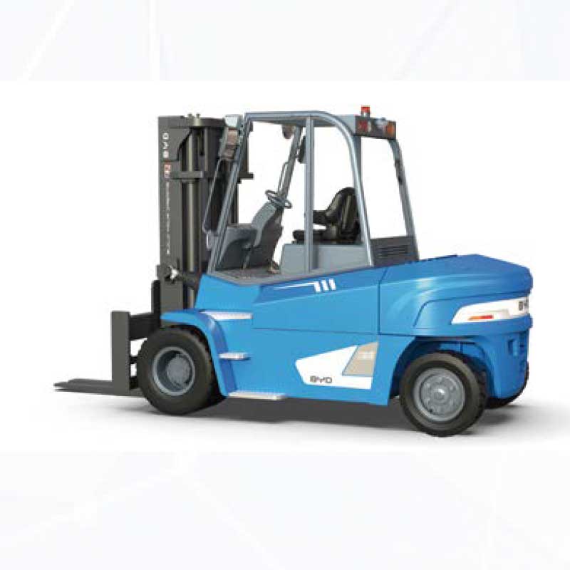 Zehn-Tonnen-Lithium-Batterie-Gegengewicht Elektro-Gabelstapler BYD C100